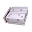 New SMC MGPM25TN-50Z Guided Cylinder, 25mm Bore, 50mm Stroke, 1/8in NPT, 1.0 MPa