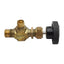 Used Swagelok B-1RM4-S4-A Needle Valve, 1/4in NPT Male x 1/4in Tube, 3000psi, 0.37Cv