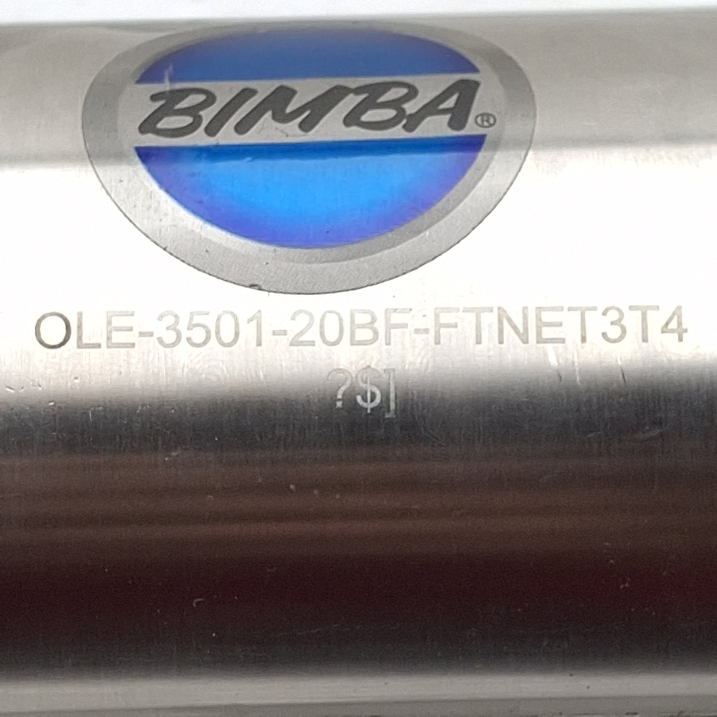Used Bimba OLE-3501-20BF-FTNET3T4 Electric Linear Actuator, 1in Stroke, *No Motor*