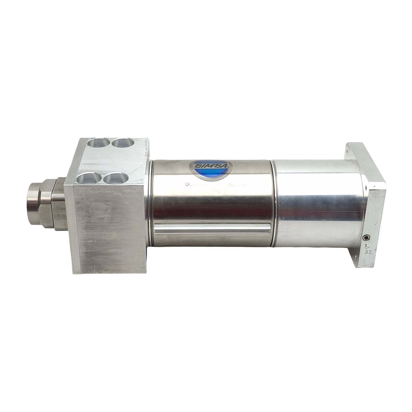 Used Bimba OLE-3501-20BF-FTNET3T4 Electric Linear Actuator, 1in Stroke, *No Motor*