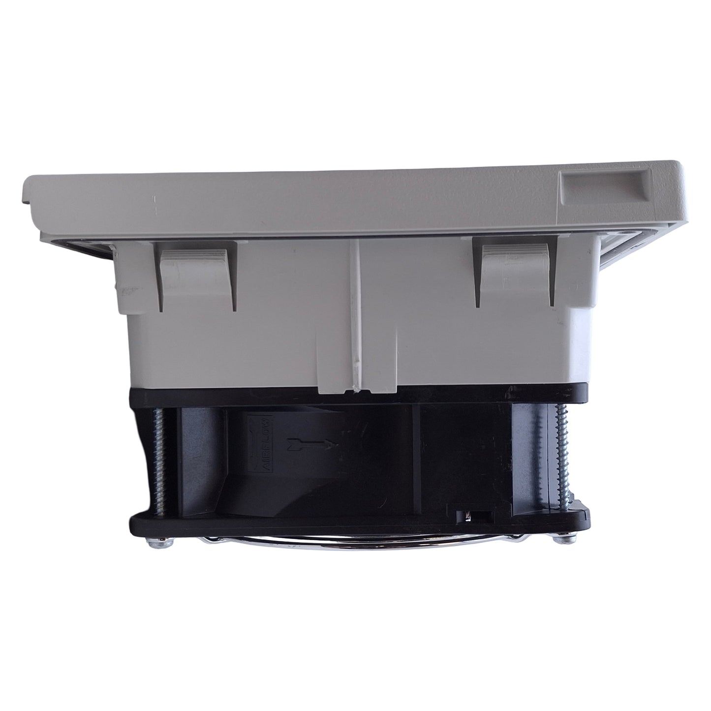 Used Hoffman HF0524414 nVent Enclosure Filter Fan 24VDC, 35CFM, 5in x 5in