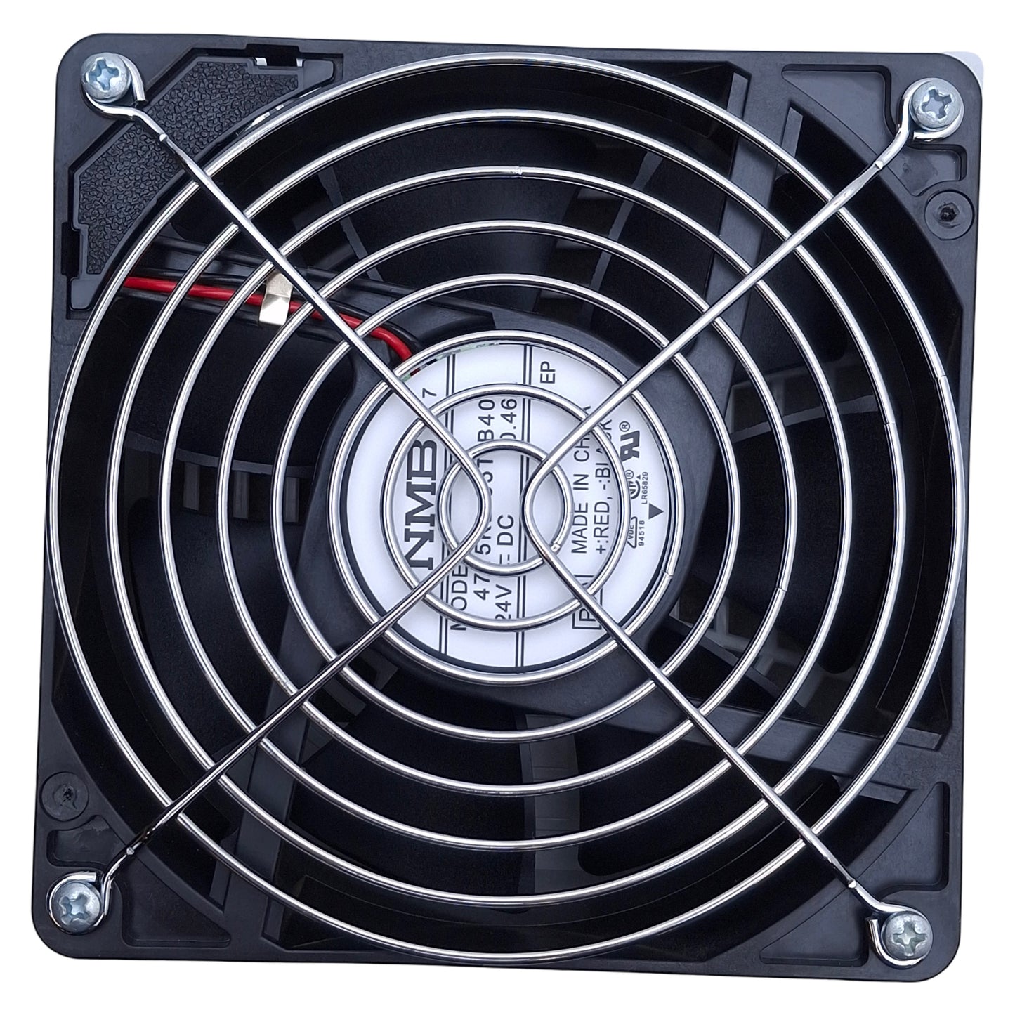 Used Hoffman HF0524414 nVent Enclosure Filter Fan 24VDC, 35CFM, 5in x 5in