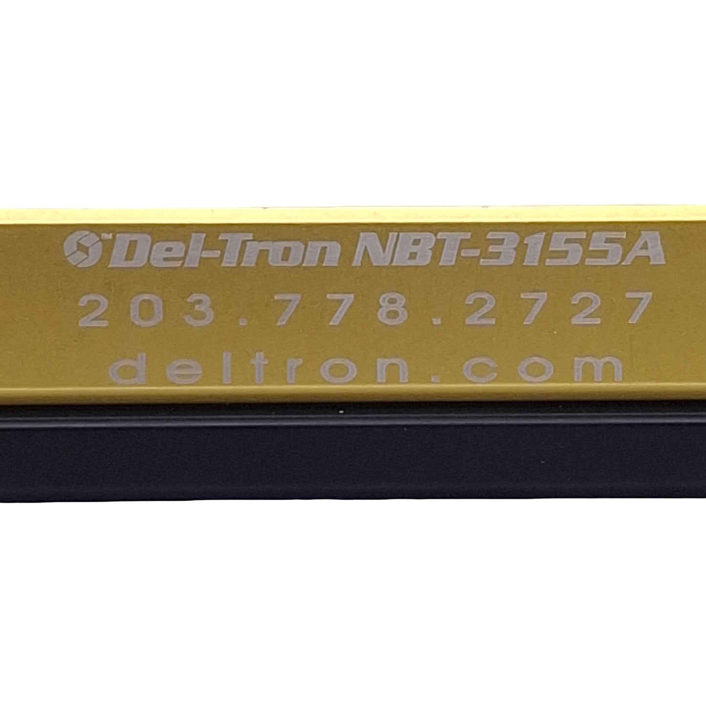 Used Del-Tron NBT-3155A Crossed Roller Linear Slide 3" Travel, 6.1" x 2.36" x 1.1"