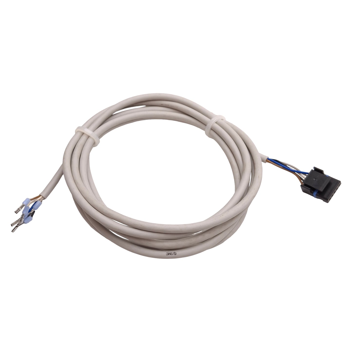 Used SMC ISE20B-T Pressure Sensor, PNP, -0.1~1.0MPa, 12-24VDC, M5 Port, 2m Cable