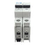 Used Eaton FAZ-D13/2-NA Circuit Breaker, 2-Pole, 13A 48VDC/277VAC, DIN Rail