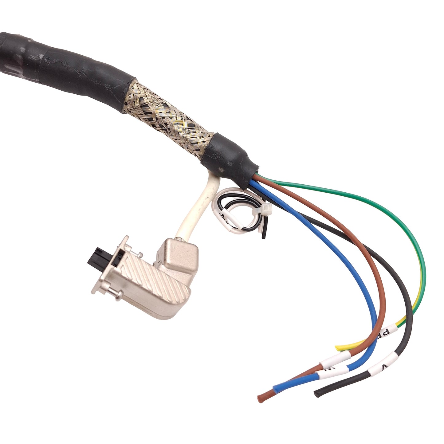 Used Allen Bradley 2090-CSBM1DF-18AF05 Kinetix Hybrid Power/Feedback/Brake Cable, 5m