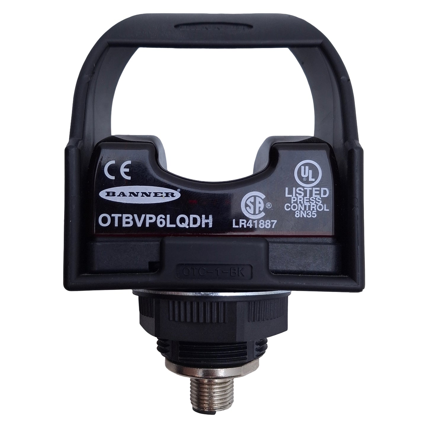 Used Banner OTBVP6LQDH Optical Touch Button Momentary Action, 10-30VDC, 4-Pin M12