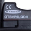 Used Banner OTBVP6LQDH Optical Touch Button Momentary Action, 10-30VDC, 4-Pin M12