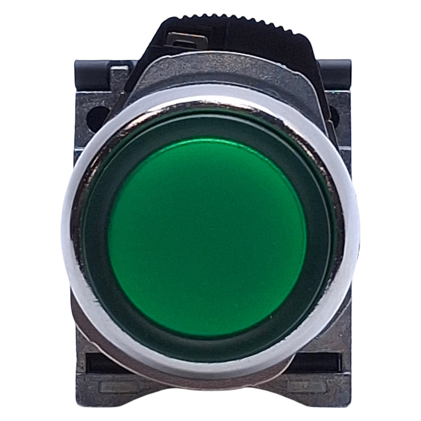 Used Allen Bradley 800FM-LE3 Green Illuminated Momentary Push Button ø22mm, 1NO 1NC