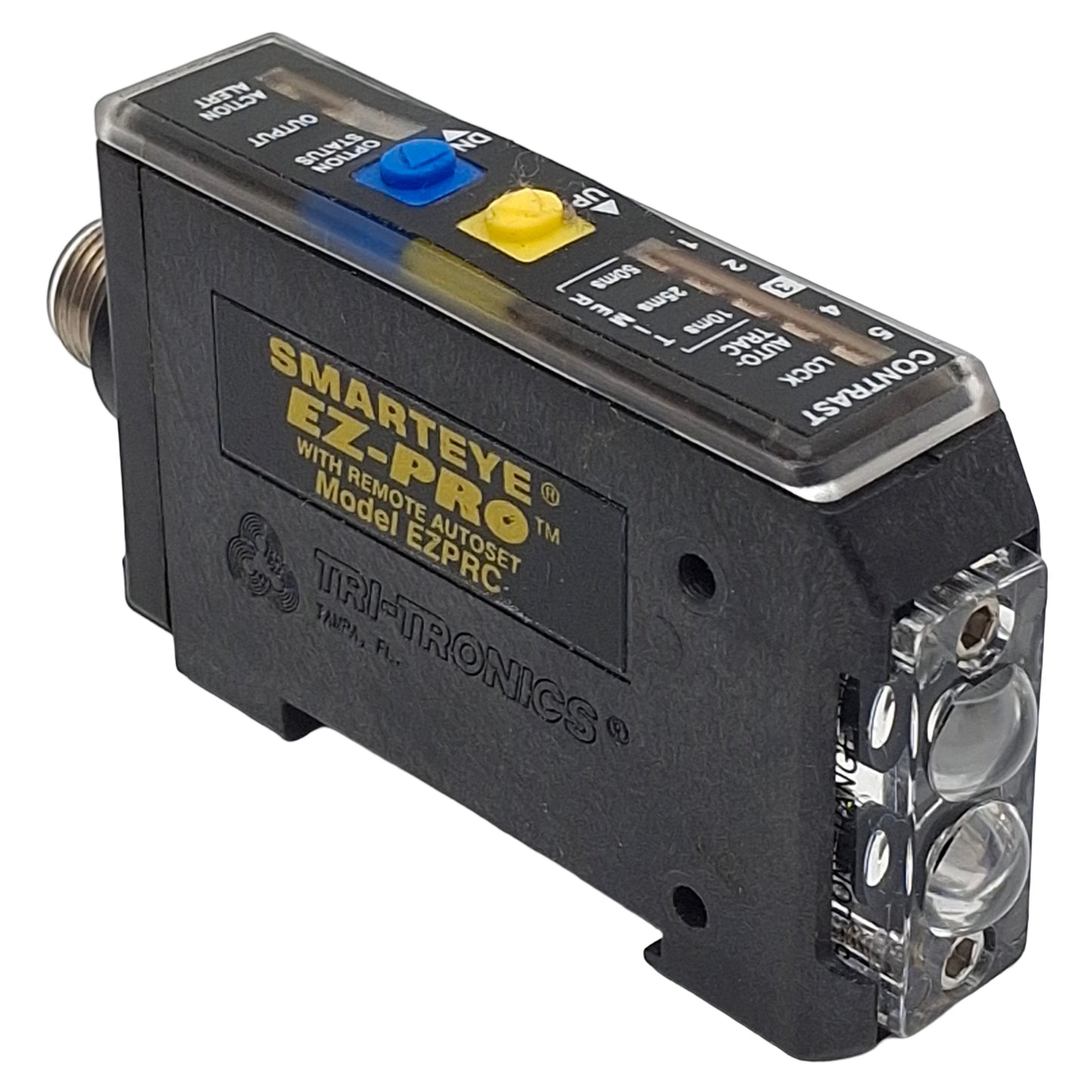 Used Tri-Tronics EZPRC SMARTEYE EZ-PRO Sensor, NPN/PNP, 10-30VDC, 5-Pin M12, DIN Rail