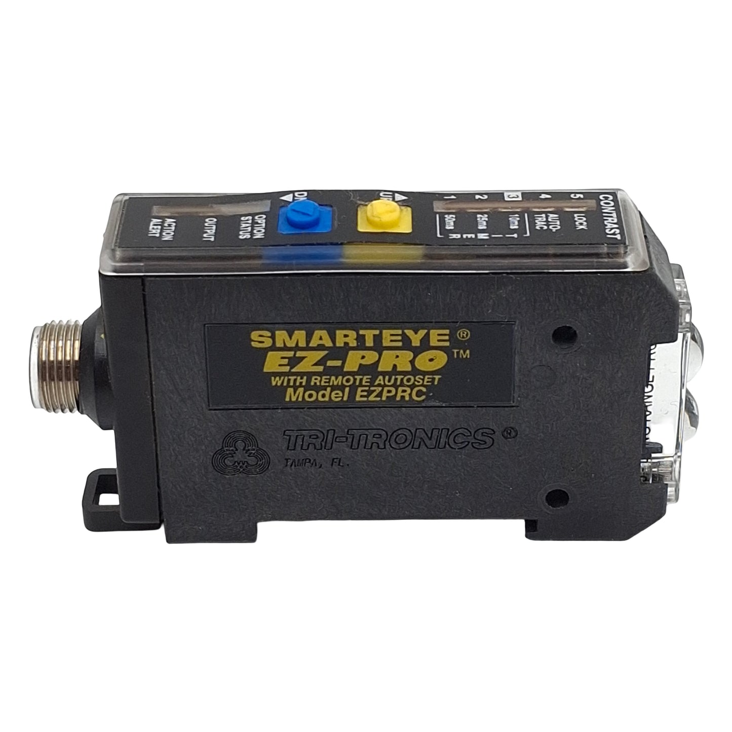 Used Tri-Tronics EZPRC SMARTEYE EZ-PRO Sensor, NPN/PNP, 10-30VDC, 5-Pin M12, DIN Rail