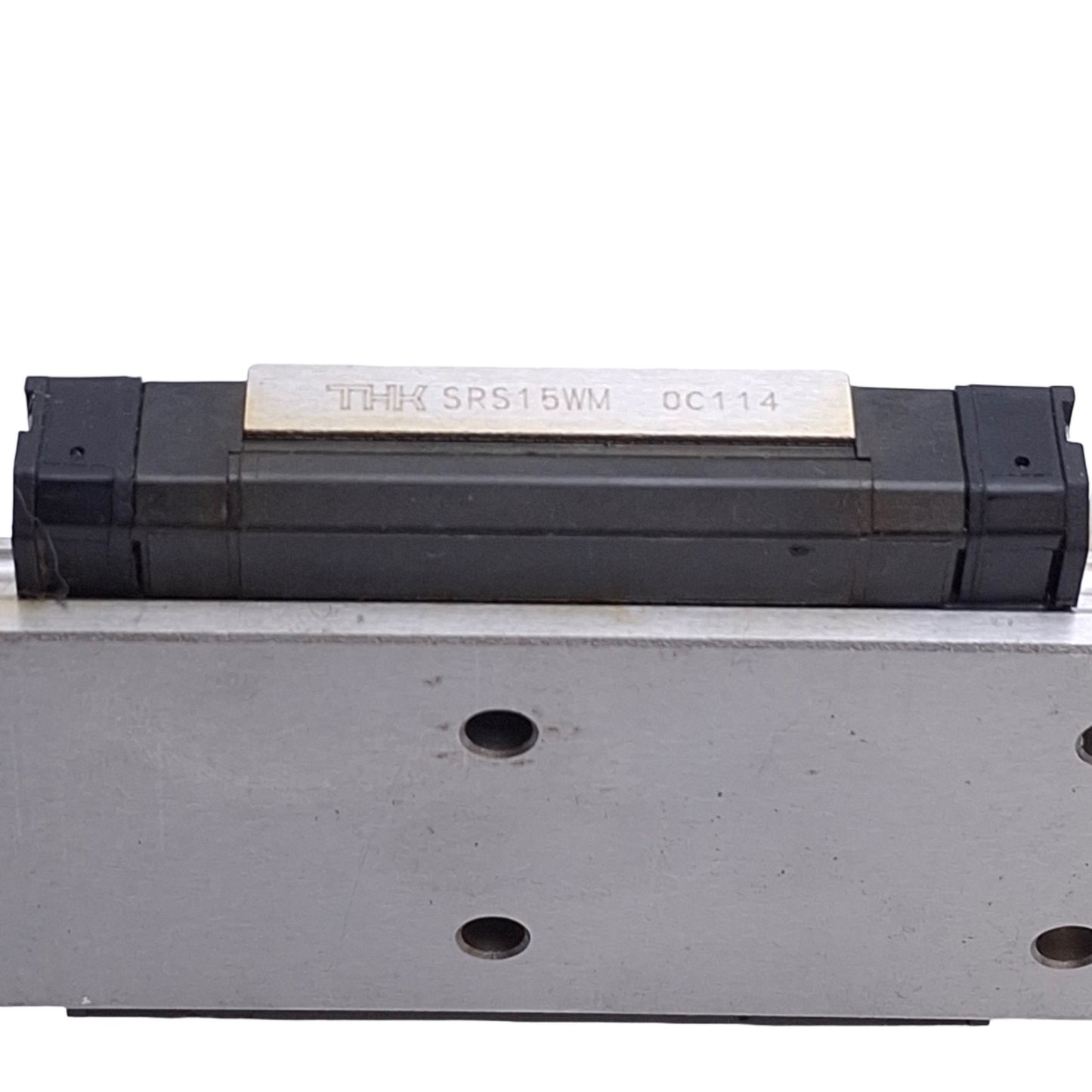 Used THK SRS15WM Linear Carriage With Rail, 9.12 kN Rating, 109mm L x 42mm Rail