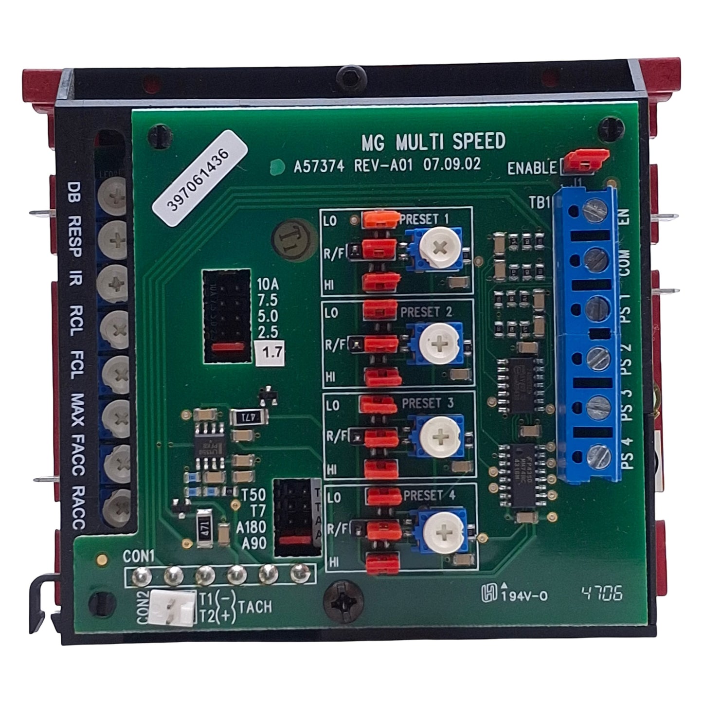 Used KB Electronics KBMG-212D (8831) Regenerative DC Drive 115/230 IN, 0-90/180 OUT