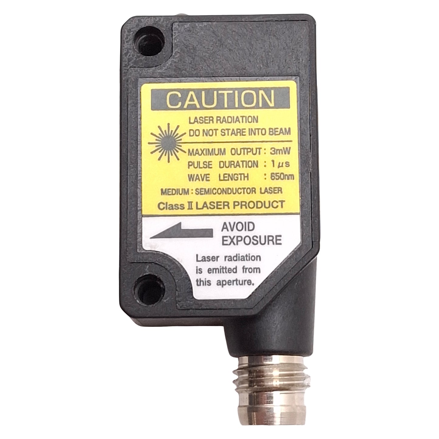 Used Optex FA ZR-L1000CP Photoelectric Sensor PNP, 10m Range, 10-30VDC, M8 4-Pin Male
