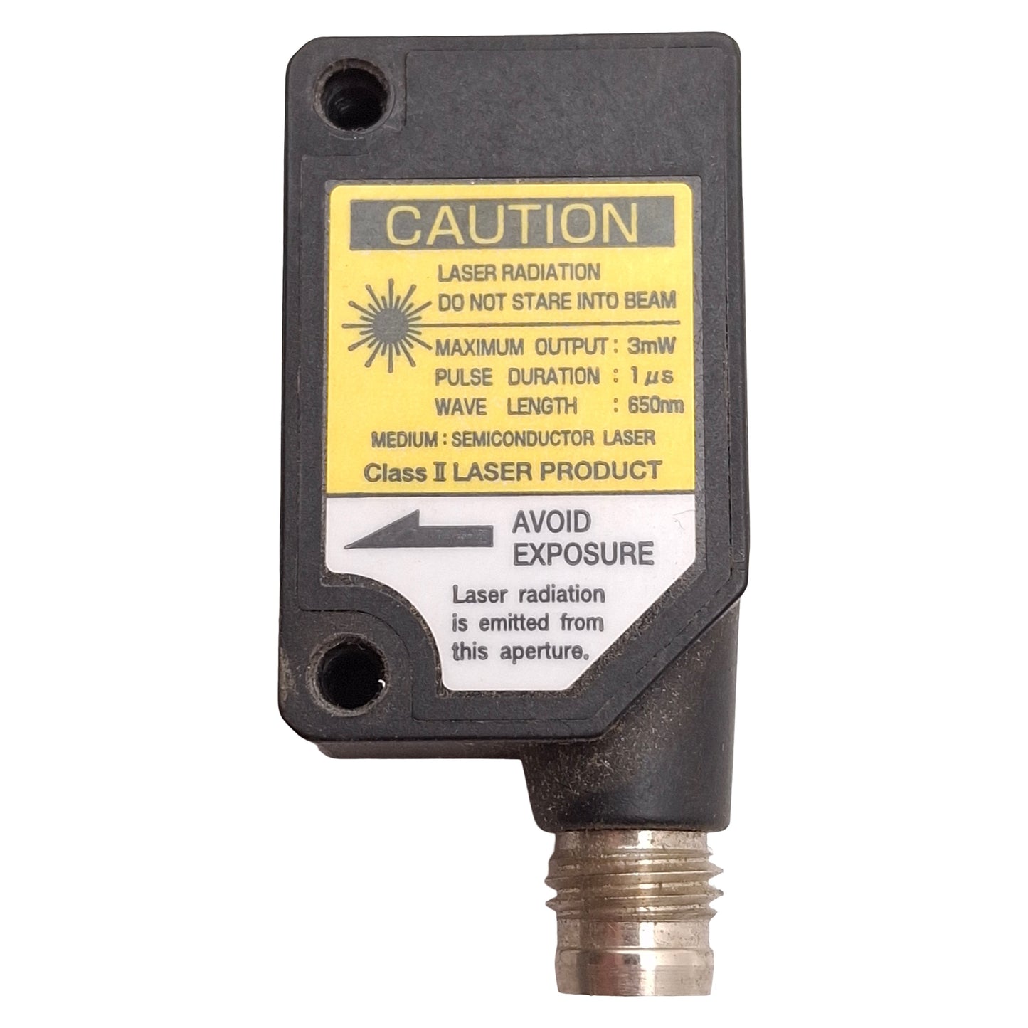 Used Optex FA ZR-L1000CN Photoelectric Sensor NPN, 10m Range, 10-30VDC, M8 4-Pin Male