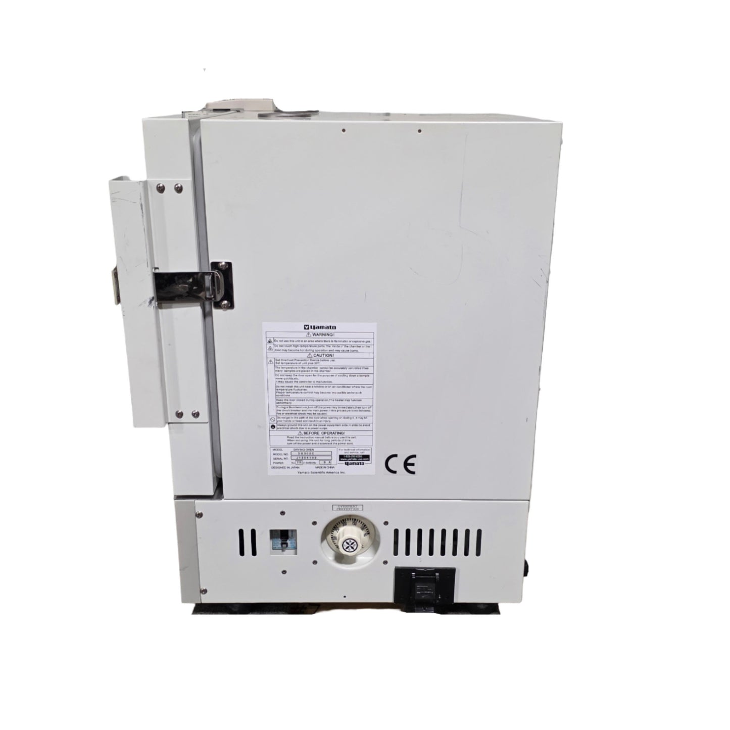 Used Yamato DX302C Natural Convection Benchtop Oven 28L, Amb+5°C To 300°C, 115VAC 9A