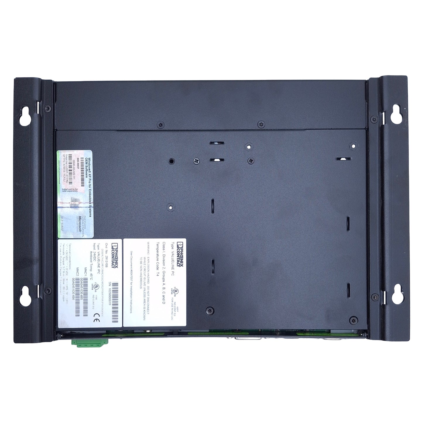 Used Phoenix Contact 2913108 Industrial PC, 1.5GHz Core 2 Duo, 3GB DDR RAM *No HDD*