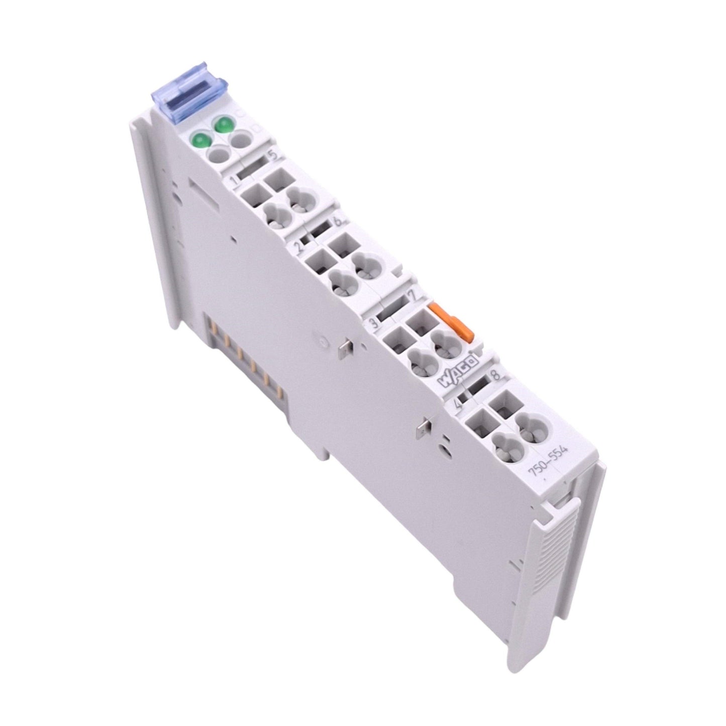 Used Wago 750-554 Analog Output Module, 2-Channel, 4-20mA Out, 24VDC, for WAGO I/O