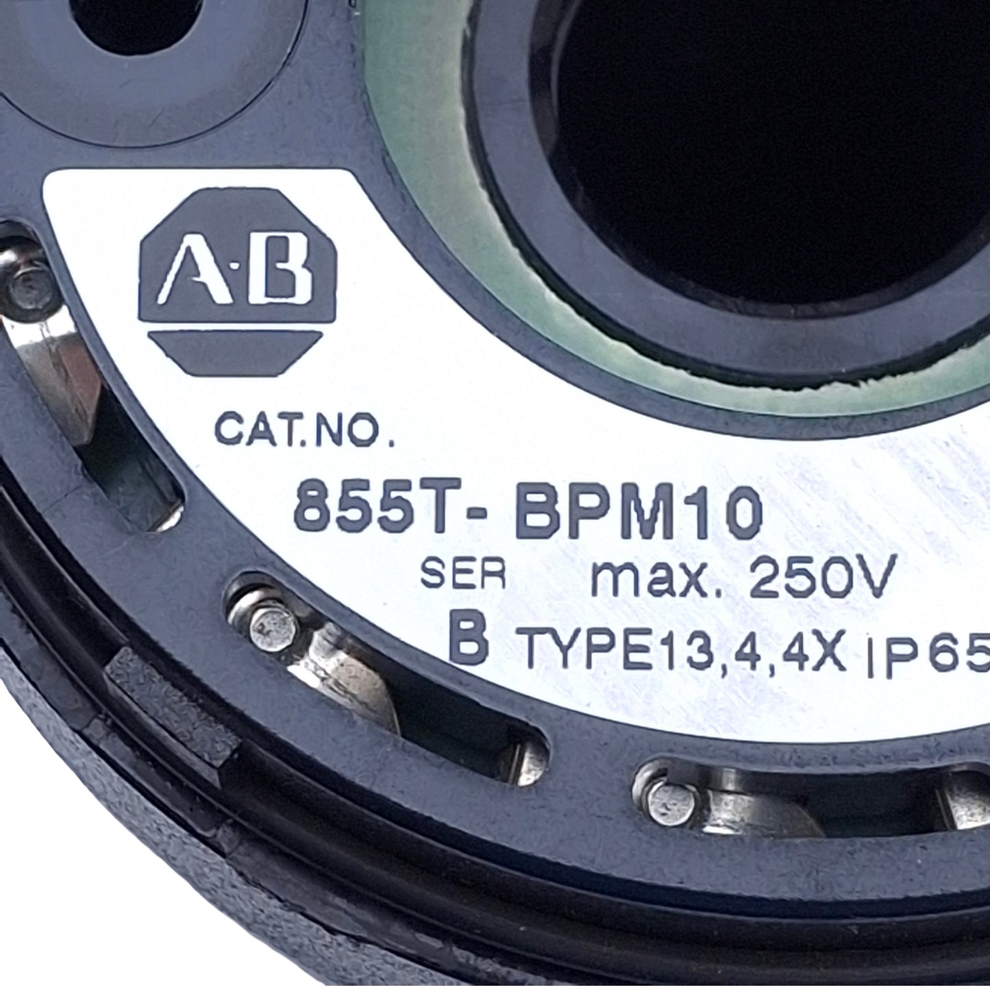 Used Allen Bradley 855T-BPM10 Stack Light Mounting Base, 75mm Pole Length, ø70mm
