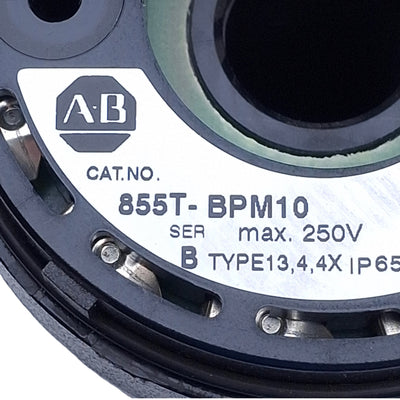 Used Allen Bradley 855T-BPM10 Stack Light Mounting Base, 75mm Pole Length, ø70mm