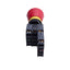 Used Allen Bradley 800FP-LMT44 Illuminated Emergency E-Stop LED Pushbutton 1NO-2NC