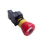 Used Allen Bradley 800FP-LMT44 Illuminated Emergency E-Stop LED Pushbutton 1NO-2NC
