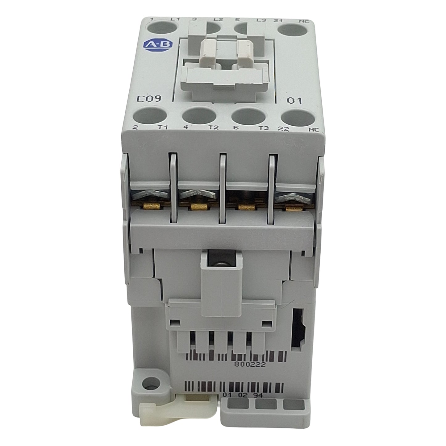 Used Allen Bradley 100-C09UEJ01 Circuit Breaker, 3-Pole NO, 9A 600VAC, 24VDC Coil