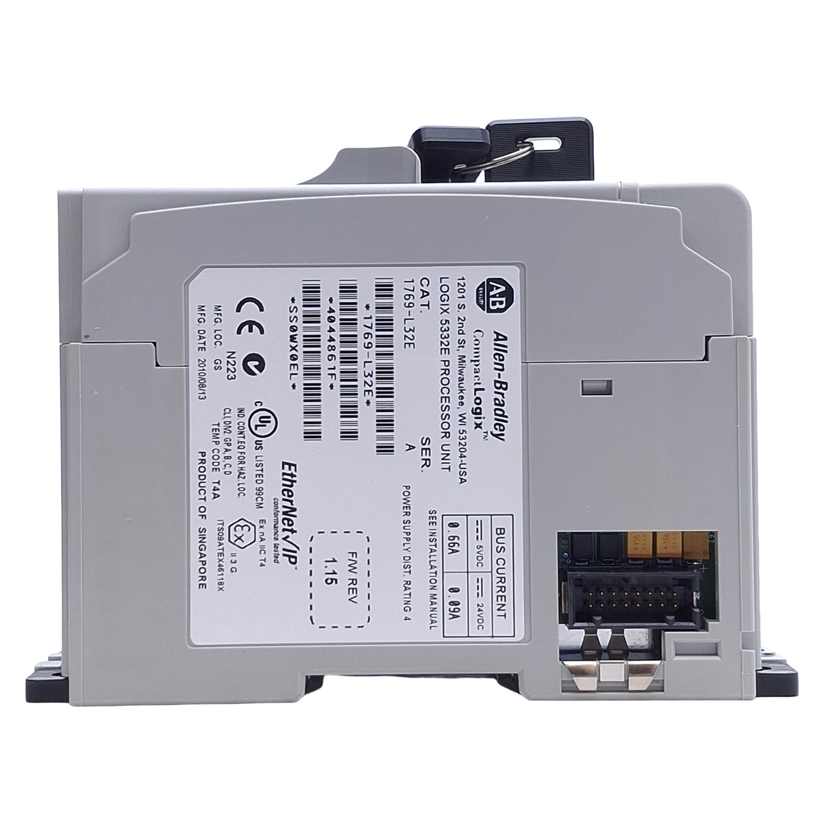 Used Allen Bradley 1769-L32E CompactLogix PLC/Controller Ethernet/RS-232 740KB
