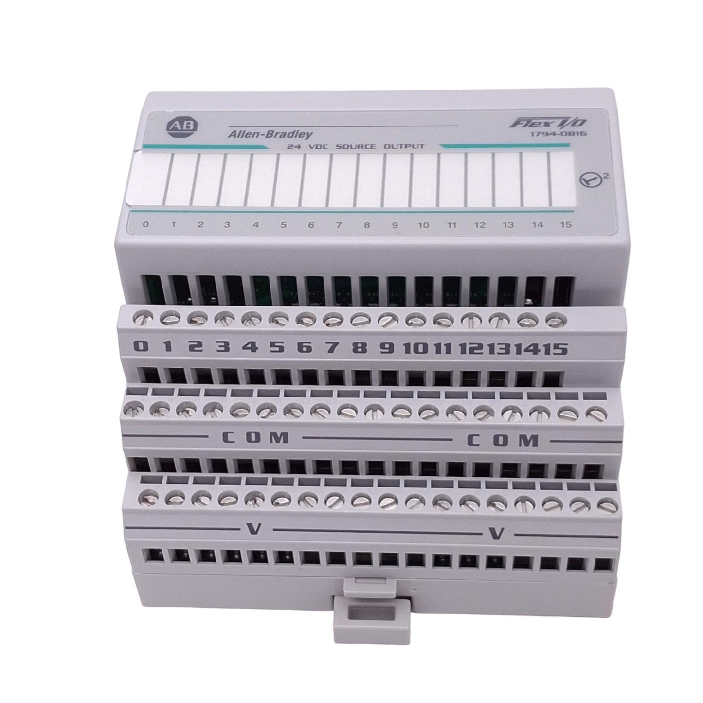 Used Allen Bradley 1794-OB16 Digital Output Module for FLEX I/O, 16-Point, 24VDC