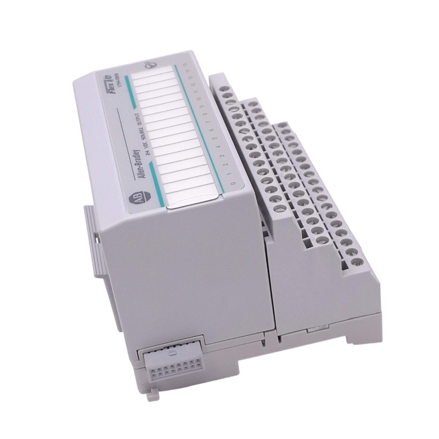 Used Allen Bradley 1794-OB16 Digital Output Module for FLEX I/O, 16-Point, 24VDC