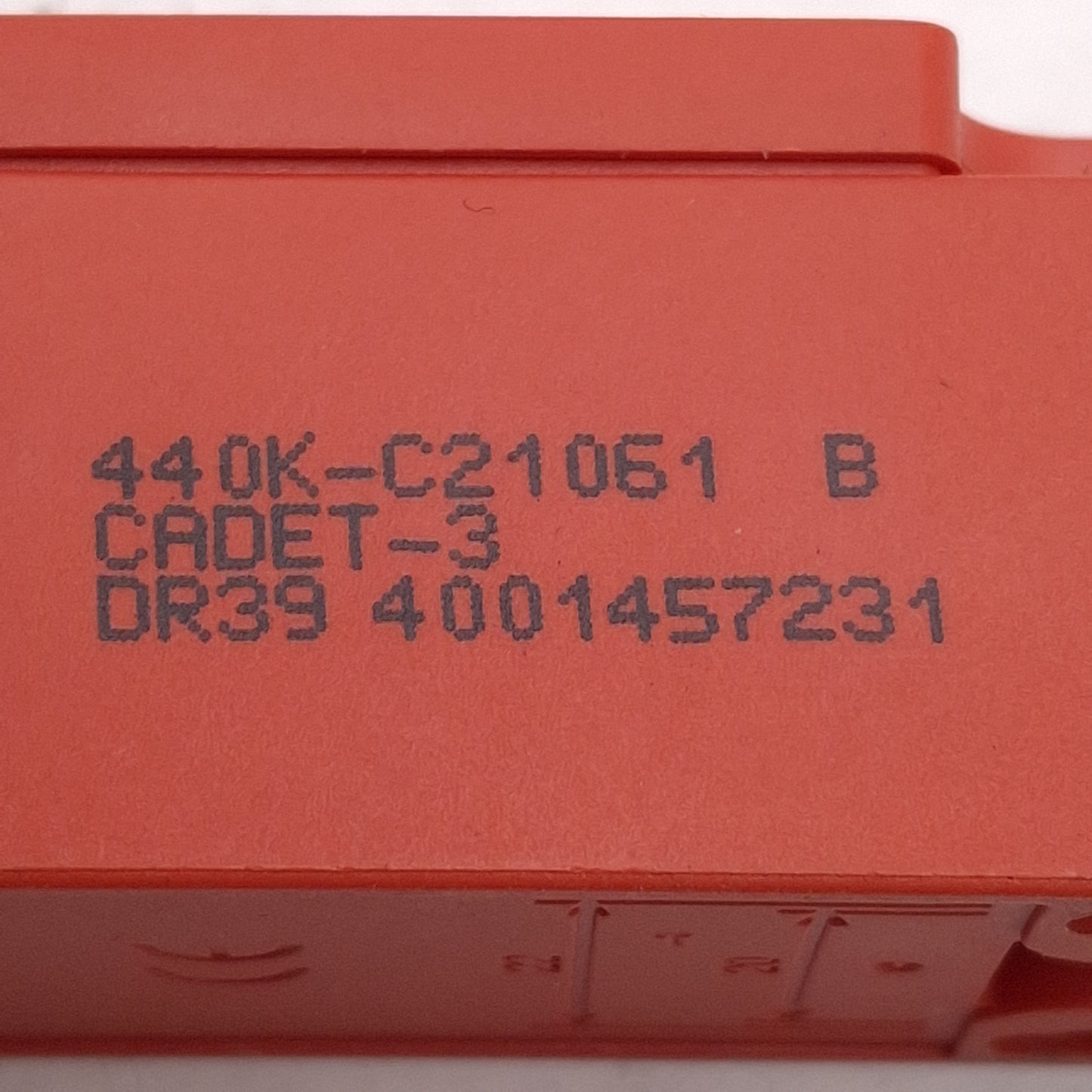 Used Allen Bradley 440K-C21061 Guardmaster Cadet 3 Safety Switch, 2NC+1NO, *No Key*