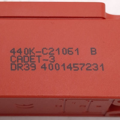 Used Allen Bradley 440K-C21061 Guardmaster Cadet 3 Safety Switch, 2NC+1NO, *No Key*