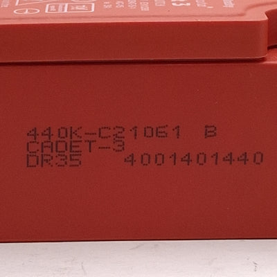 Used Allen Bradley 440K-C21061 Guardmaster Cadet-3 Safety Switch, 2NC+1NO, *No Key*