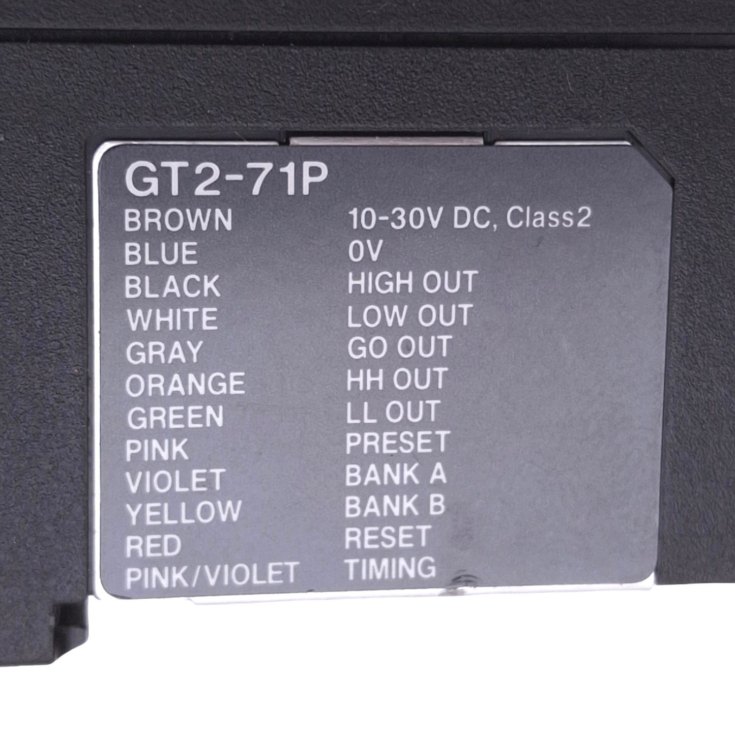 Used Keyence GT2-71P Digital Contact Sensor Amplifier Unit, 10-30VDC, PNP Out