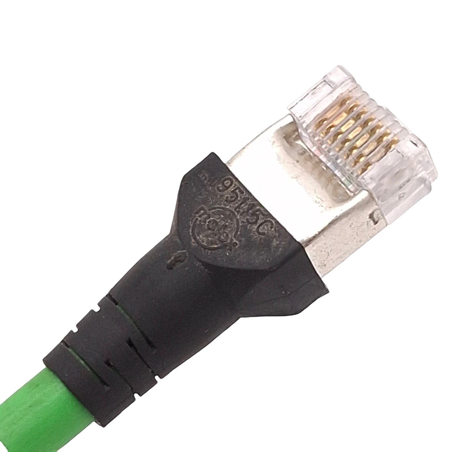 Used Microscan 61-000163-01 Ethernet Cable For QX-830, RJ45, Ultralock M12 8-Pin, 3m