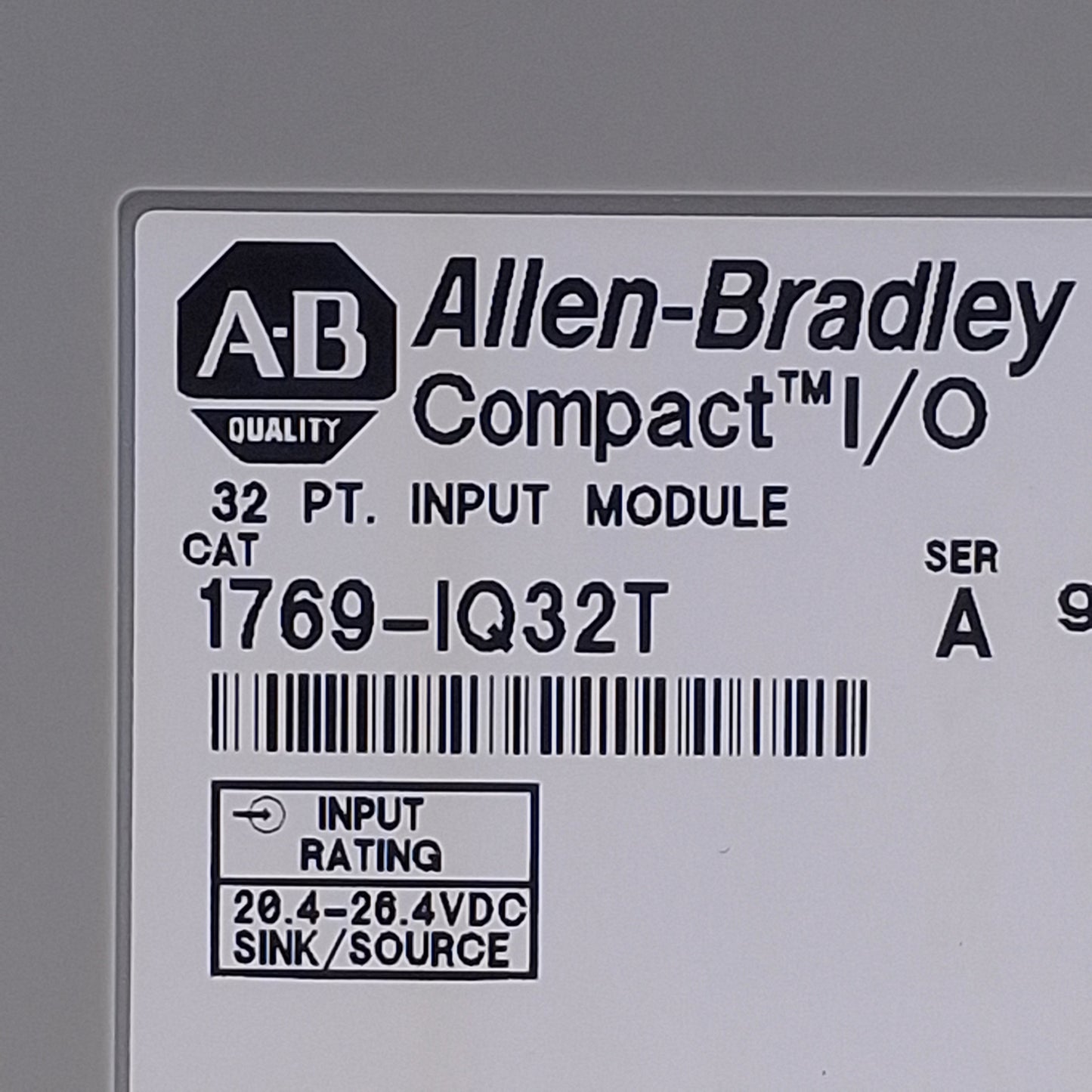 Used Allen Bradley 1769-IQ32T Compact I/O Digital Input Module 32-Point, 24VDC