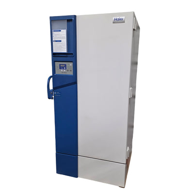 New – Open box Haier Biomedical DW-30L818BP Upright Deep Freezer 28CuFt -30°C To -10°C 100-230V