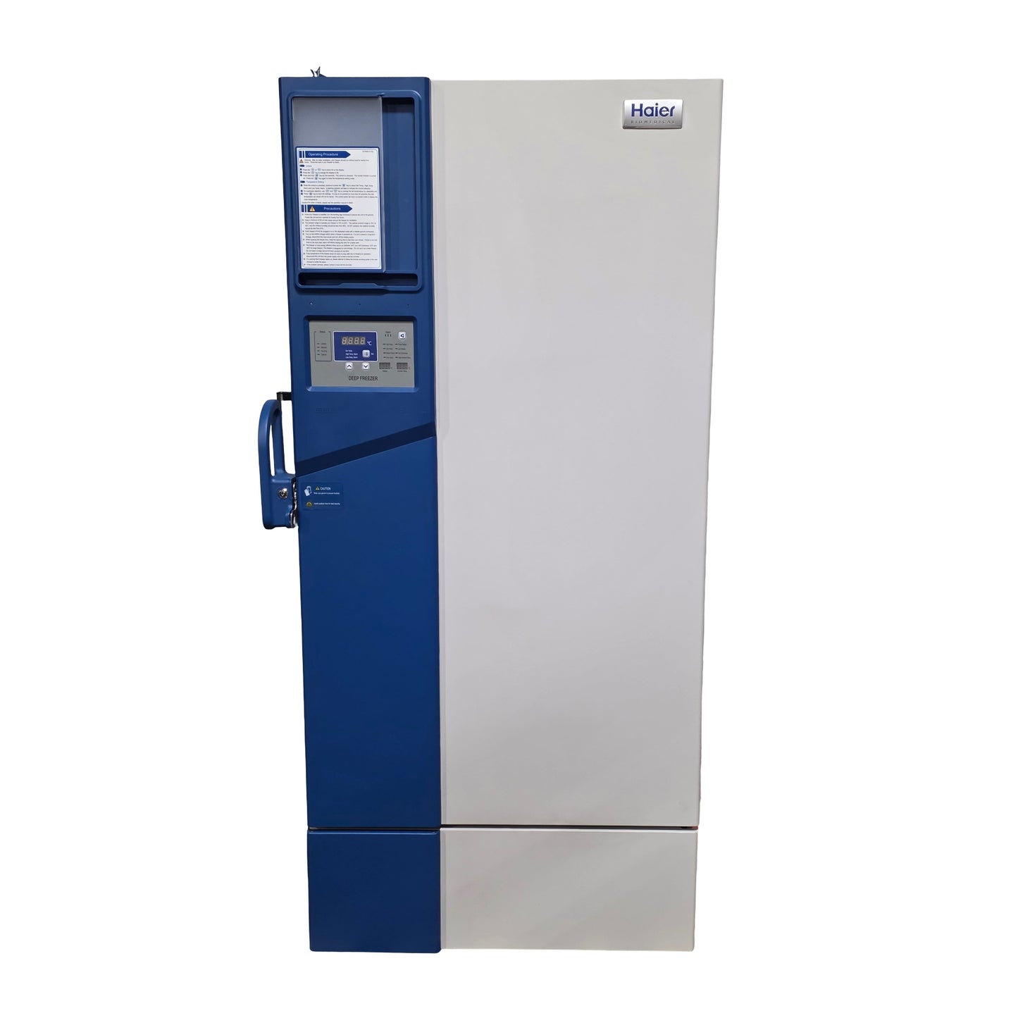 New – Open box Haier Biomedical DW-30L818BP Upright Deep Freezer 28CuFt -30°C To -10°C 100-230V