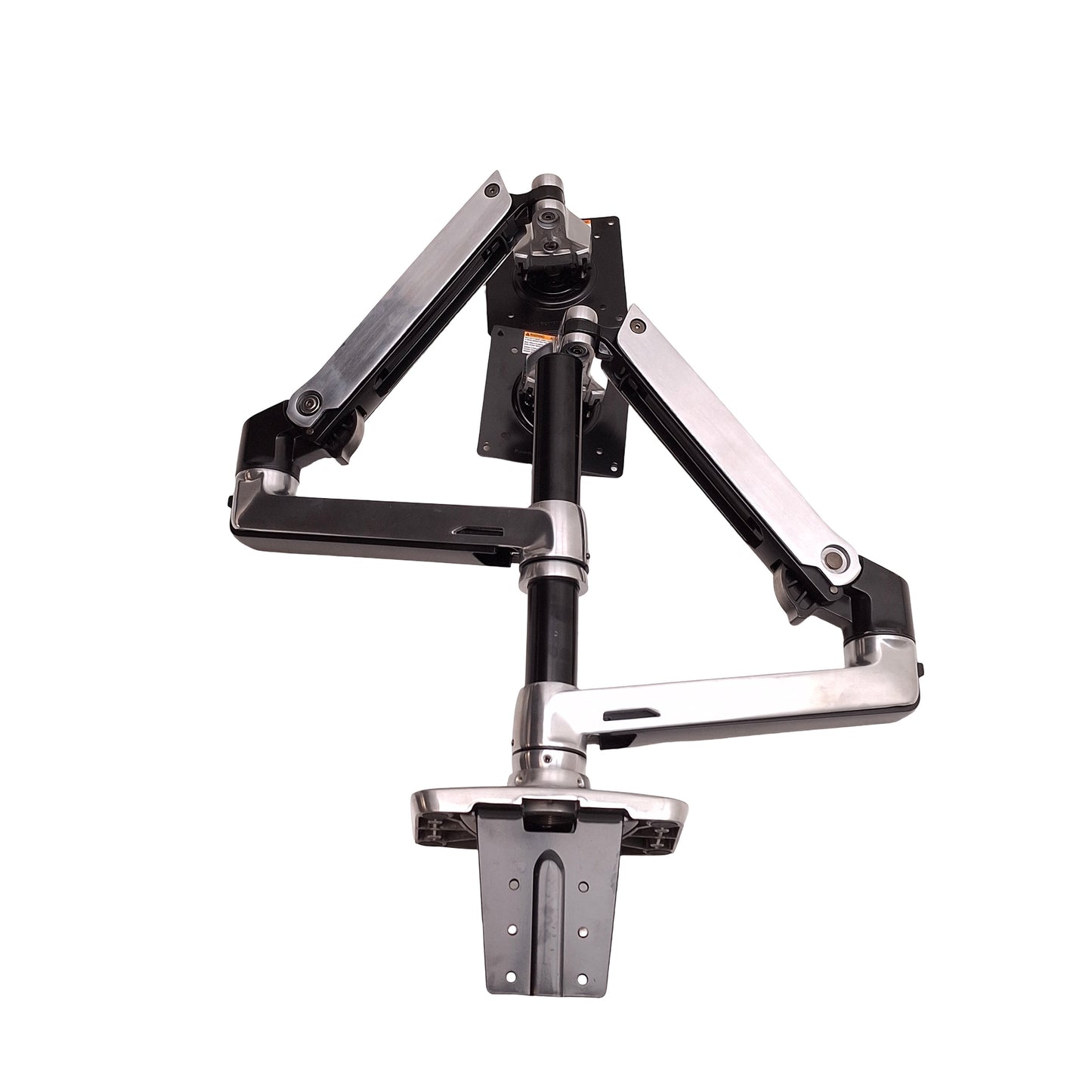 Used Ergotron 45-248-026 LX Desk Mount Dual Stacking LCD Monitor Arms VESA MIS-D