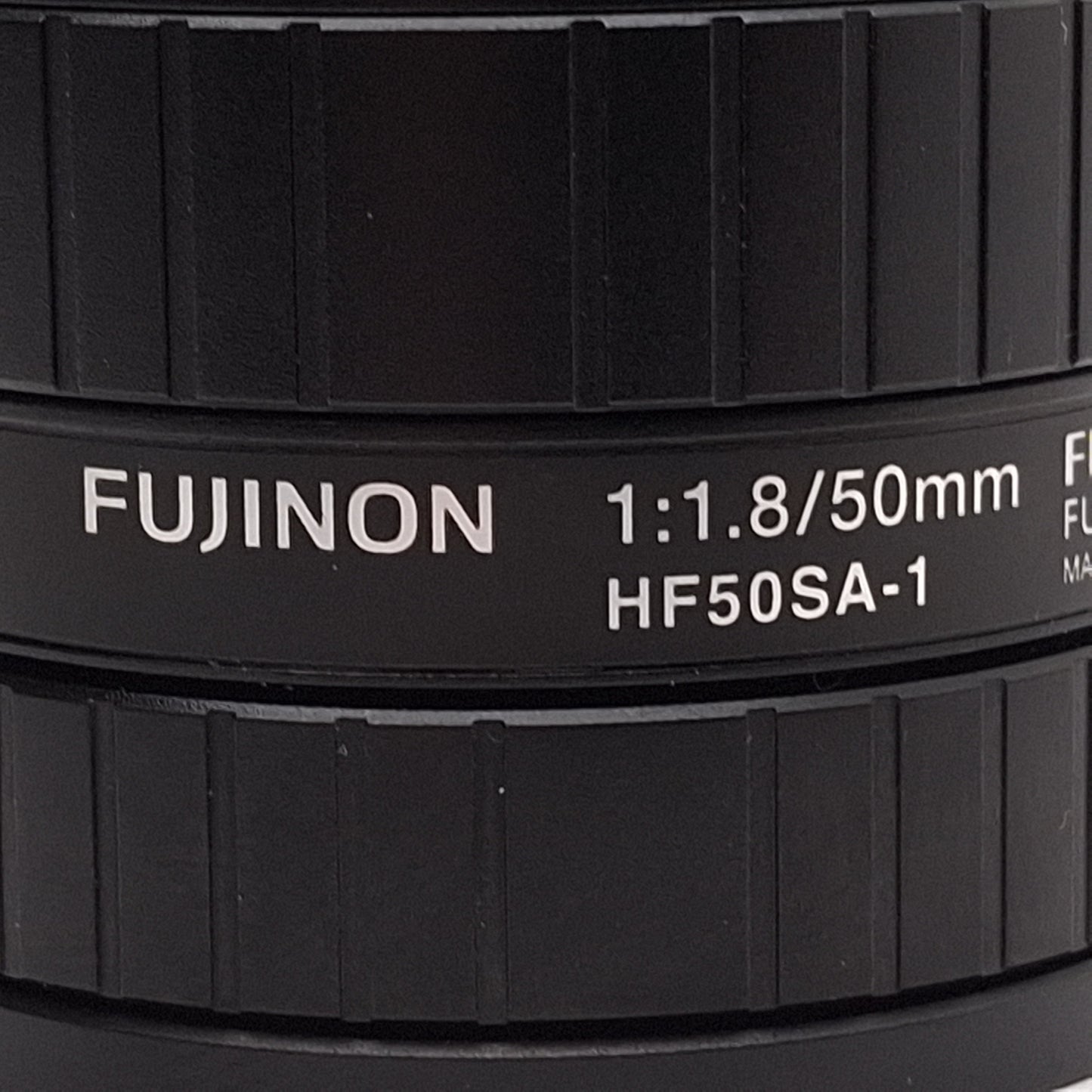 Used Fujinon HF50SA-1 Machine Vision Lens, 50mm Focal, F1.8~F22, M49x0.75, C-Mount
