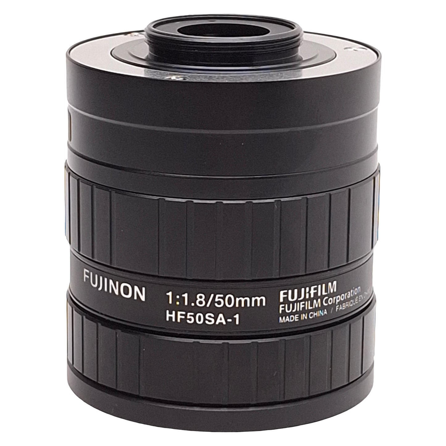 Used Fujinon HF50SA-1 Machine Vision Lens, 50mm Focal, F1.8~F22, M49x0.75, C-Mount
