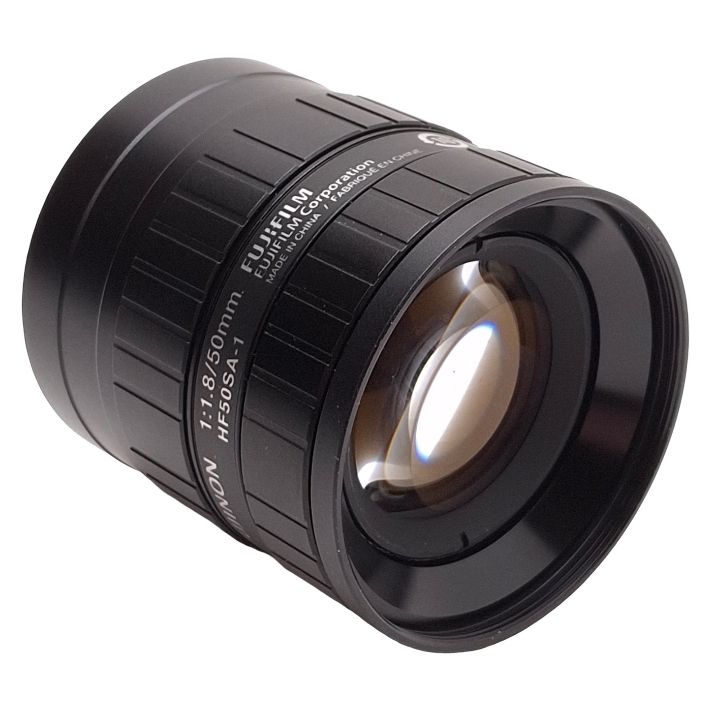 Used Fujinon HF50SA-1 Machine Vision Lens, 50mm Focal, F1.8~F22, M49x0.75, C-Mount