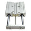 Used SMC JMGPM20-50 Compact Guided Cylinder, ø20mm Bore, 50mm Stroke, M5, 0.7MPa