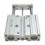 Used SMC JMGPM20-50 Compact Guided Cylinder, ø20mm Bore, 50mm Stroke, M5, 0.7MPa