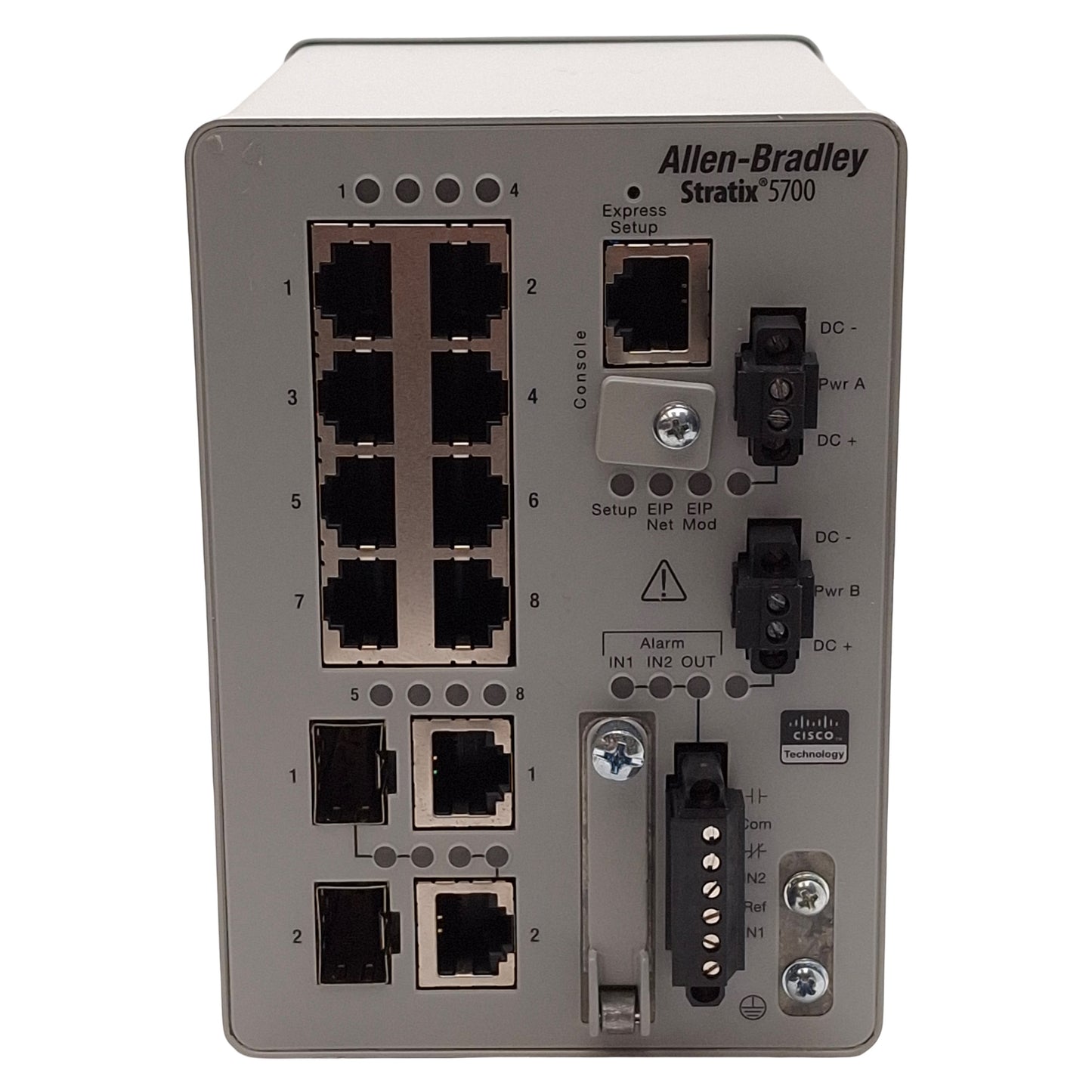 Used Allen Bradley 1783-BMS10CGN Stratix 5700 Ethernet Managed Switch, 10-Port, RJ45