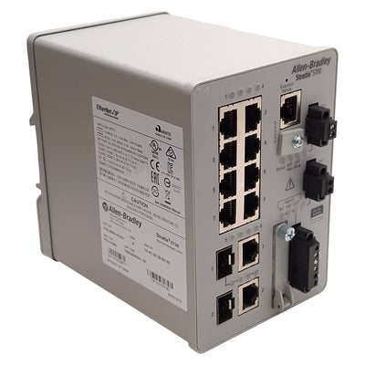 Used Allen Bradley 1783-BMS10CGN Stratix 5700 Ethernet Managed Switch, 10-Port, RJ45