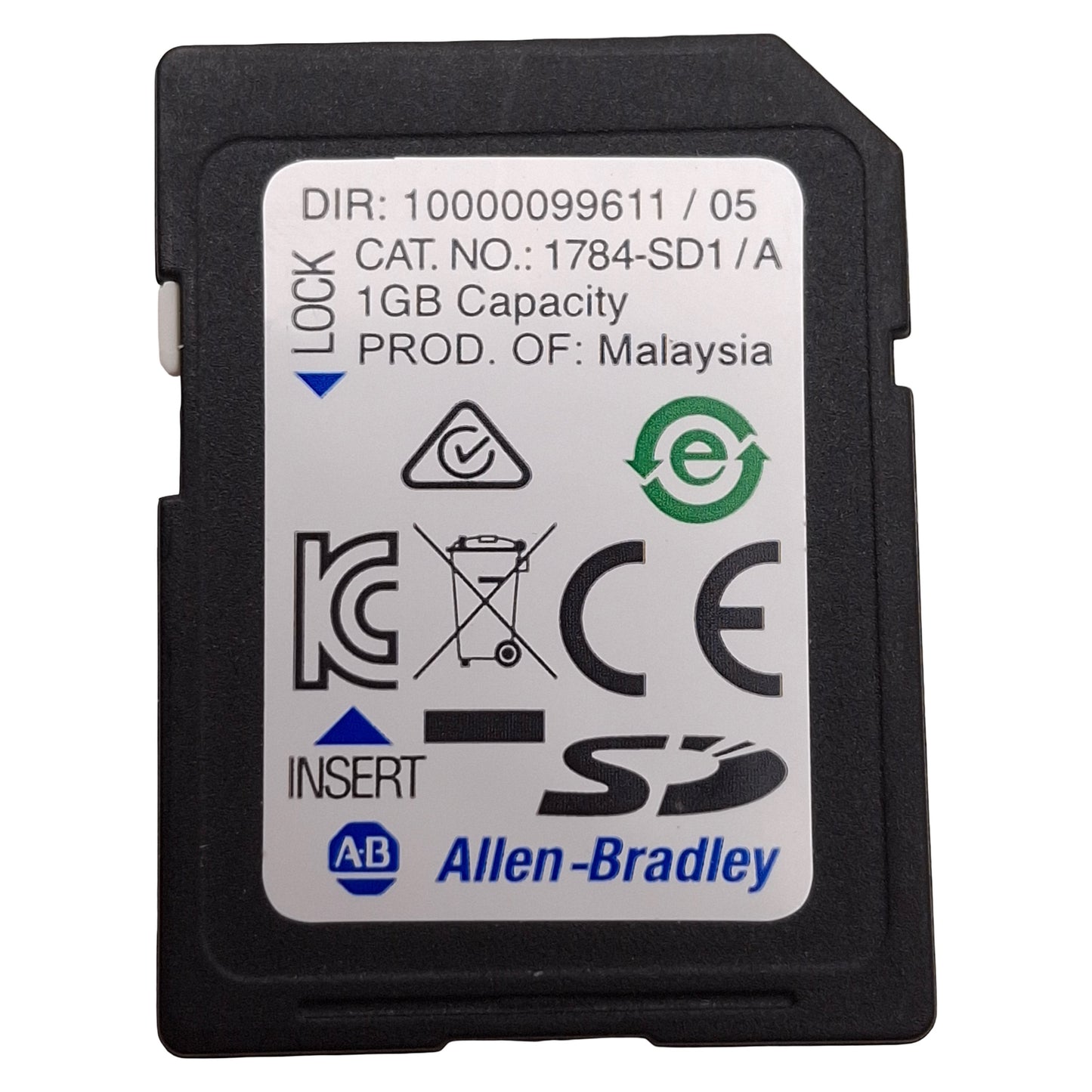 Used Allen Bradley 1769-L36ERMS 1784-SD1/A Compact GuardLogix Safety CPU, EtherNet/IP