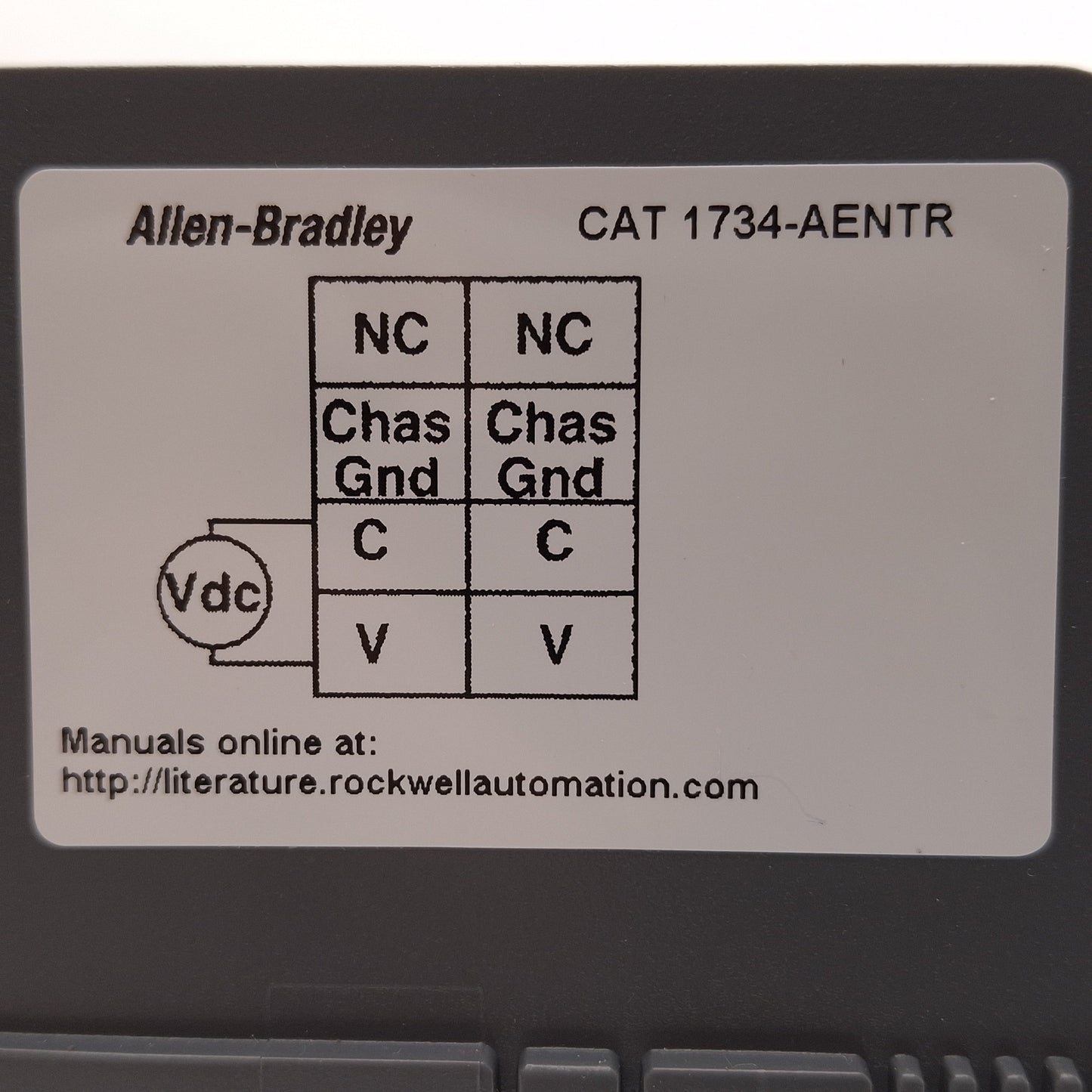 Used Allen Bradley 1734-AENTR POINT I/O Network Adapter, 2-Port, EtherNet/IP, 24VDC