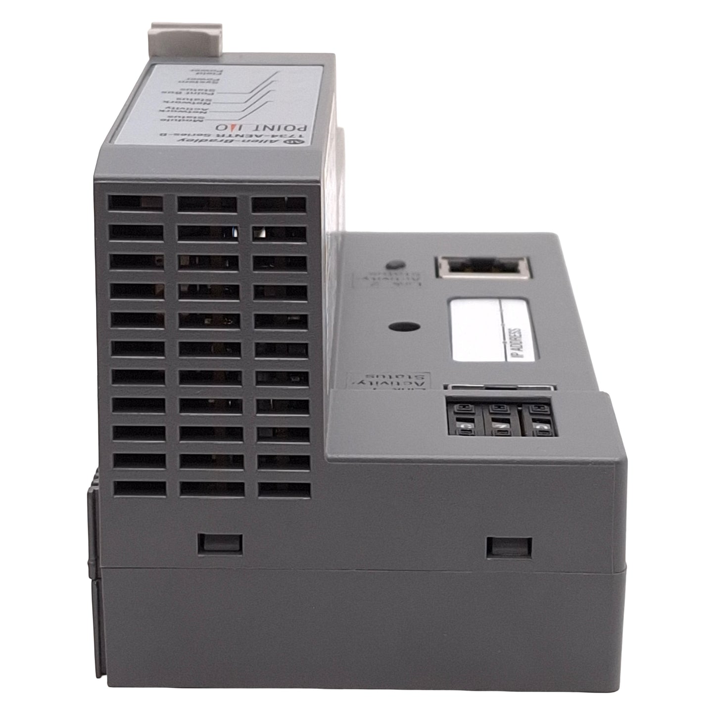 Used Allen Bradley 1734-AENTR POINT I/O Network Adapter, 2-Port, EtherNet/IP, 24VDC