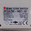 Used SMC SMC PF2A750-N02-67 Digital Flow Switch, PNP, 1-10L/min, 1/4in NPT, 12-24VDC